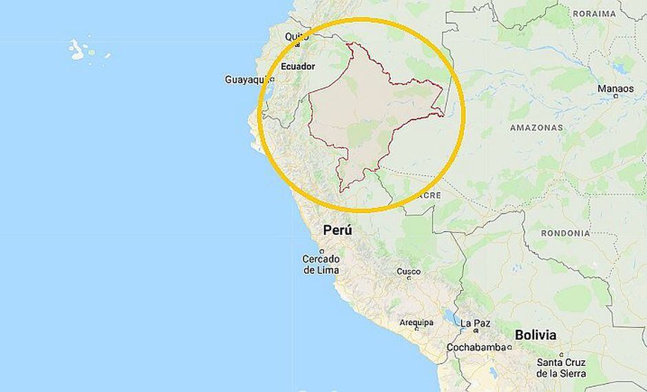 Sismo de 5.1 grados se registró esta noche en Loreto