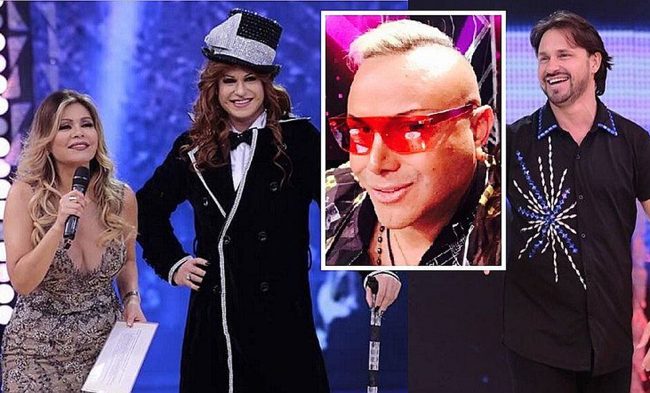 El Gran Show: Cristian Zuárez le robó beso a Carlos Cacho en programa en vivo