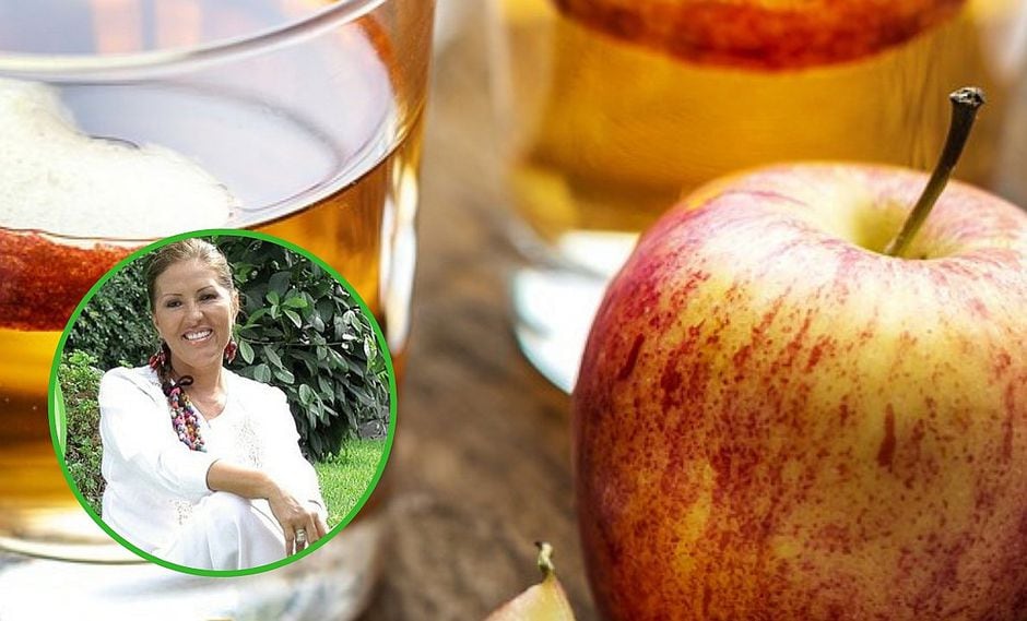 Cuatro males que puedes curar consumiendo vinagre de manzana según Jeanette Enmanuel