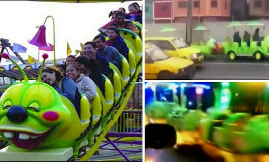 "Gusanito" sorprende por ir a toda velocidad en plena Panamericana Norte