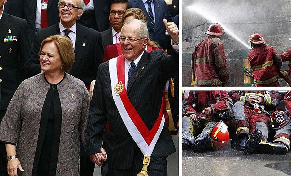 Fiestas Patrias: PPK hace promesa a bomberos del Perú en mensaje a la Nación