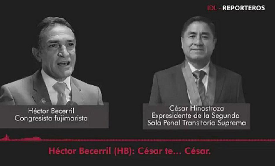Sale a la luz nuevo audio entre Héctor Becerril y César Hinostroza (VIDEO)