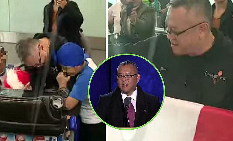 El emotivo recibimiento al médico Ricardo Pun-Chong en Perú tras premio de CNN (VIDEOS)