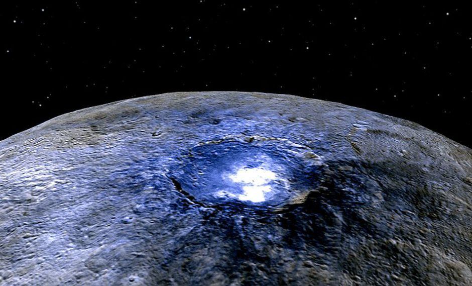 Detectan decenas de volcanes de hielo en el planeta enano Ceres