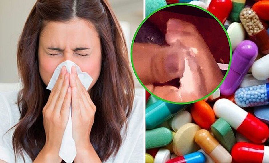 Venden antigripales 'bamba' hechos con cemento blanco