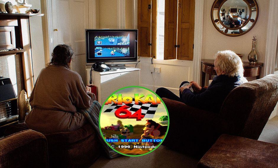 Abuelitos juegan famoso viodeojuego todos los días hace 18 años para decidir quién hace el té