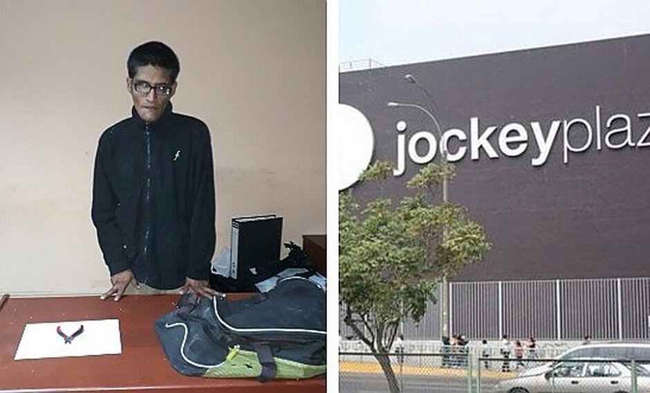"Hombre araña" robaba zapatos de tienda por departamento del Jockey Plaza