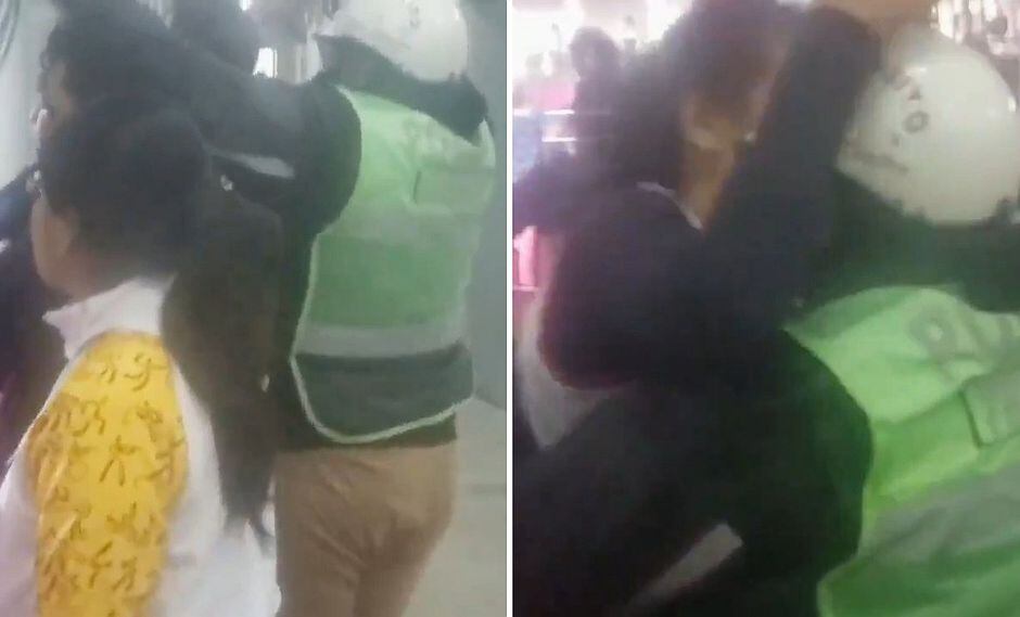 Madre de voleibolista Karla Ortíz la sorprende en pleno partido con su uniforme de la PNP│VIDEO