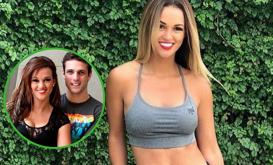 Angie Arizaga viaja rumbo a Rusia y Nicola Porcella le envía mensaje de despedida