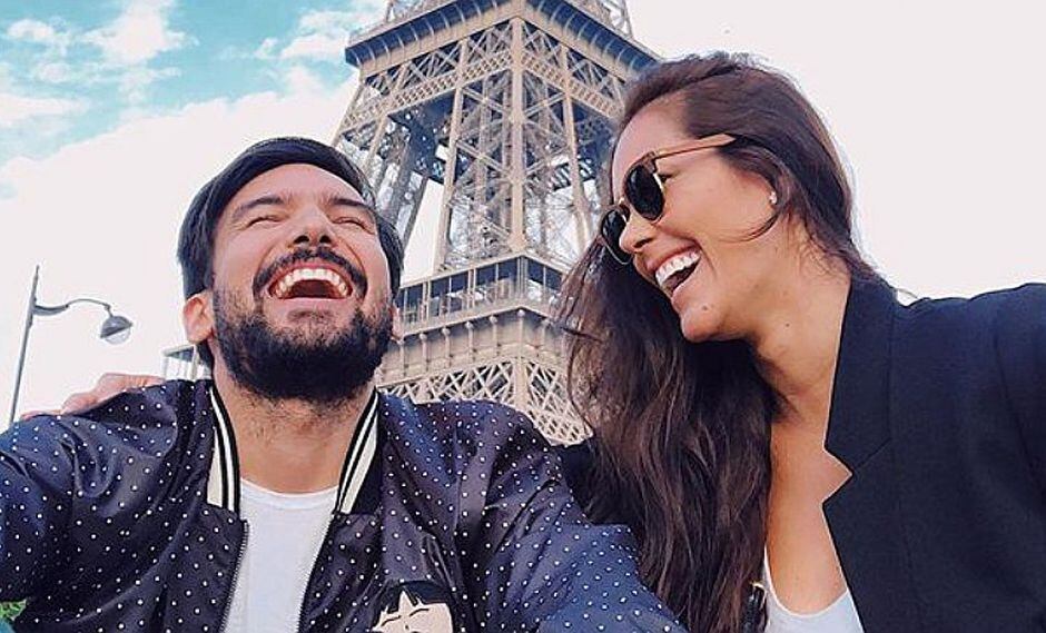 Karen Schwarz expresa el secreto de su felicidad con Ezio Oliva