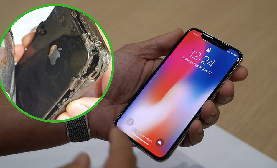 Un iPhone X explota en plena actualización al sistema operativo iOS 21.1 (FOTO)