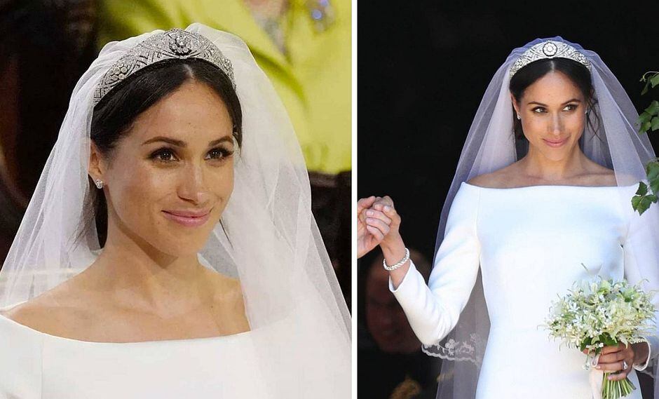 Meghan Markle confiesa el "secreto" que escondía su vestido de novia (FOTOS)
