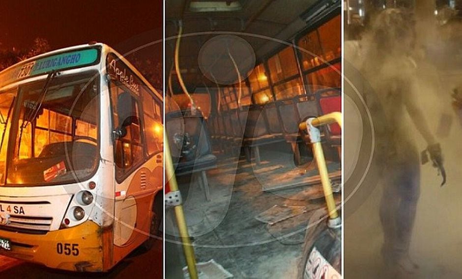 Sujeto quemó a mujer dentro de bus en Miraflores y testigo da detalles: "Estaba como antorcha humana" (VIDEO)