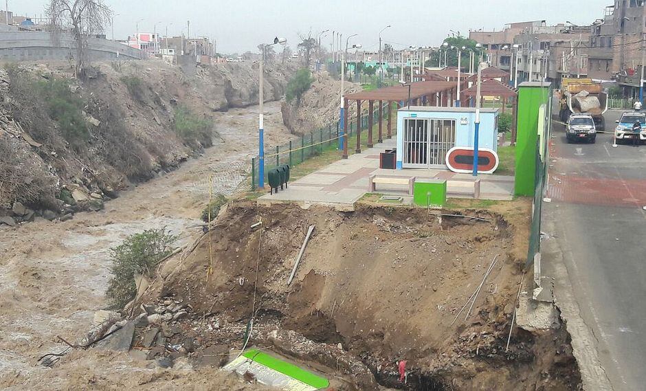 Río Rímac: así quedó complejo deportivo y pista tras paso del fuerte caudal (FOTOS y VIDEO)