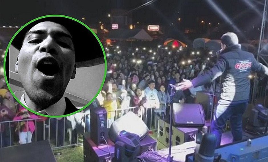 El incómodo momento que pasó Christian Yaipén en medio de concierto con Grupo5 (VÍDEO)
