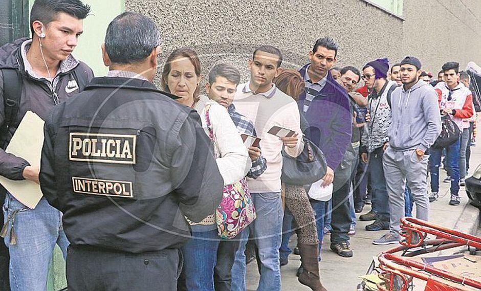 Venezolanos en Perú: este es el número de extranjeros que solicitan antecedentes policiales
