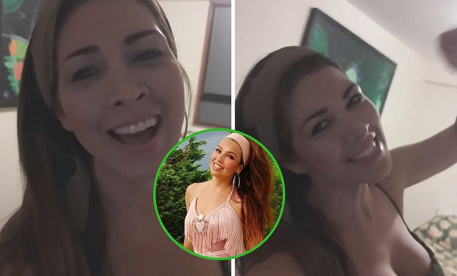 Lucecita Ceballos sorprende al imitar a Thalía en reto viral (VIDEO)