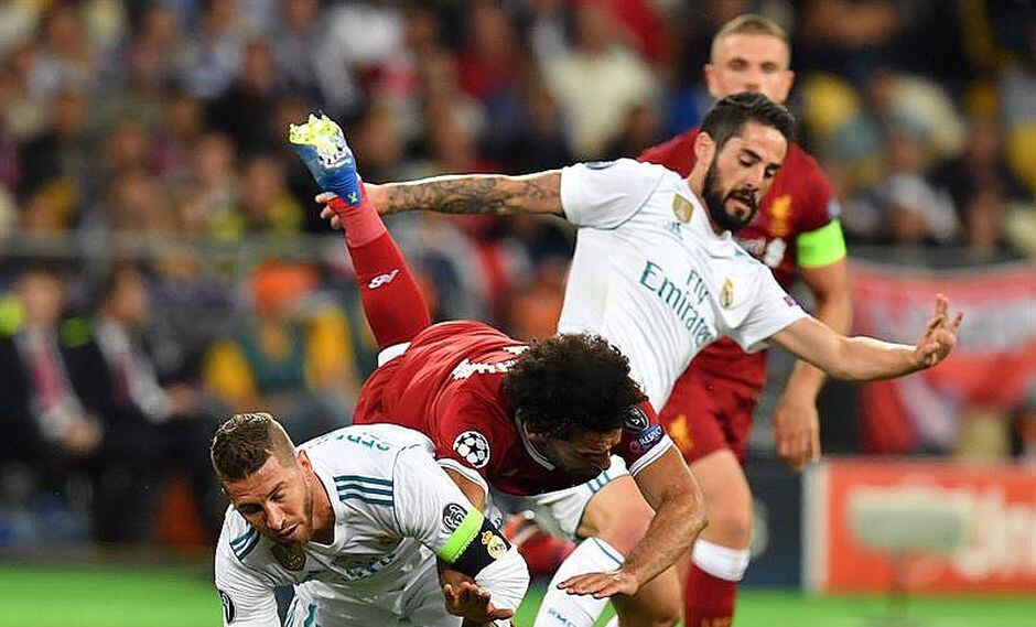 Salah se perdería el Mundial por brutal falta de Sergio Ramos (VIDEO)