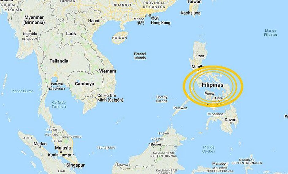 Sismo de 5.9 grados sacudió Filipinas