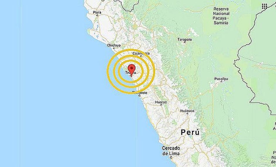 Sismo de 5.0 grados se registró en Trujillo