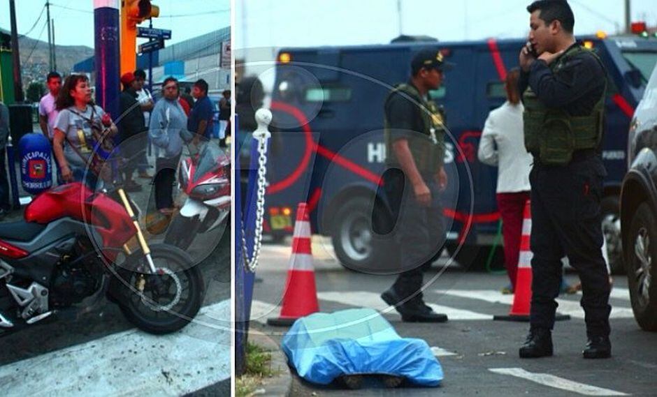 Moto se despistó dejando una mujer muerta y un herido (FOTOS)