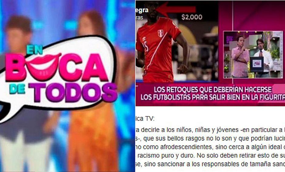 Productora de 'En boca de todos' se disculpa con jugadores de la selección peruana