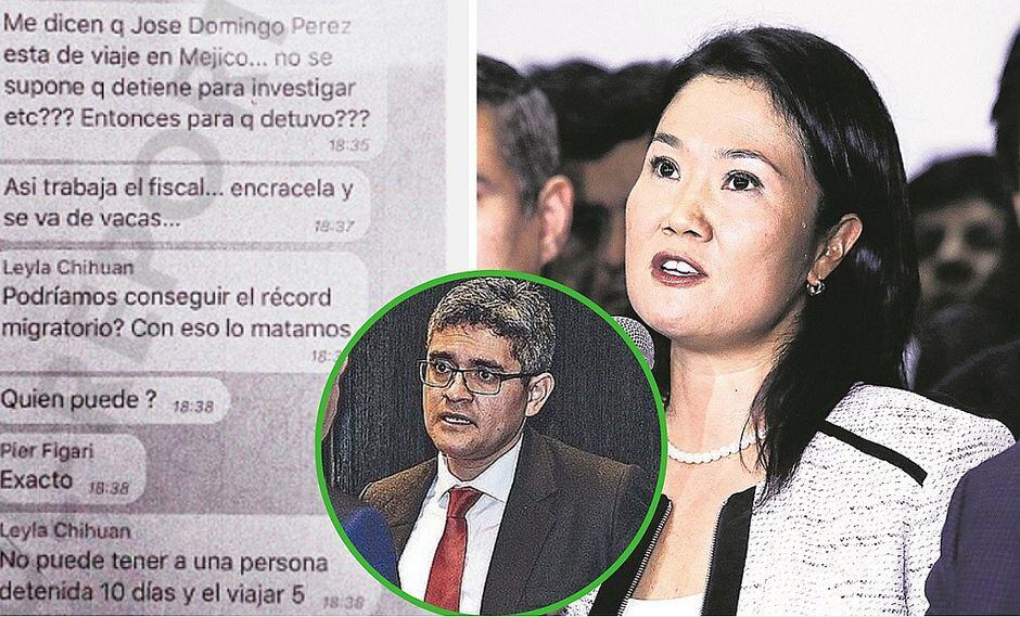 La insólita justificación de Keiko Fujimori sobre los chats de “La Botica” en contra del Fiscal Domingo Pérez