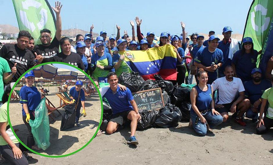 Voluntarios extranjeros limpiaron playa como agradecimiento a los peruanos