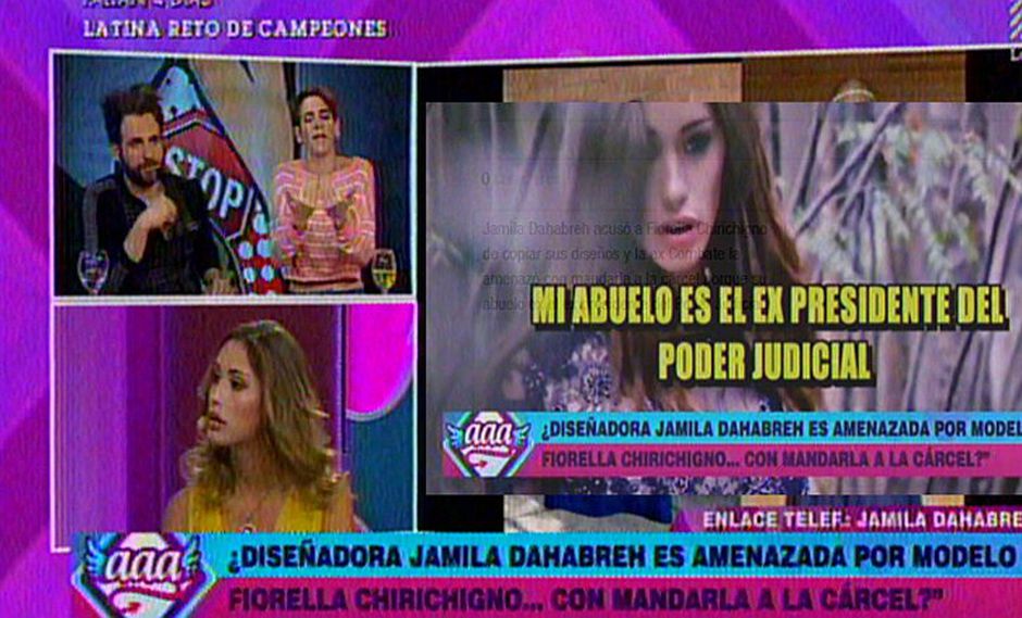 Fiorella Chirichigno se pelea con Jamila Dahabreh y la amenaza con esto