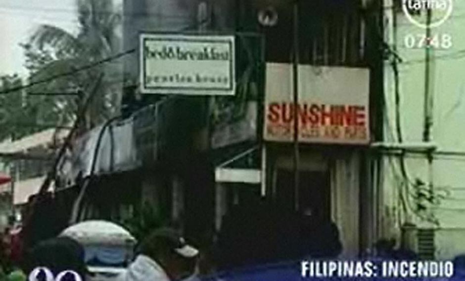 Filipinas: incendio ocasiona la muerte de 15 personas