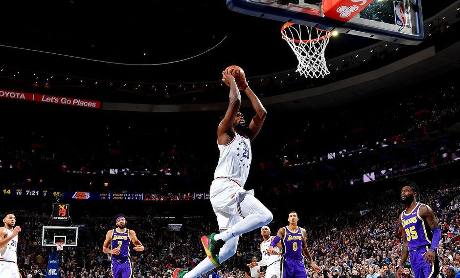 NBA: Sixers aplastan a los Lakers de la estrella LeBron James