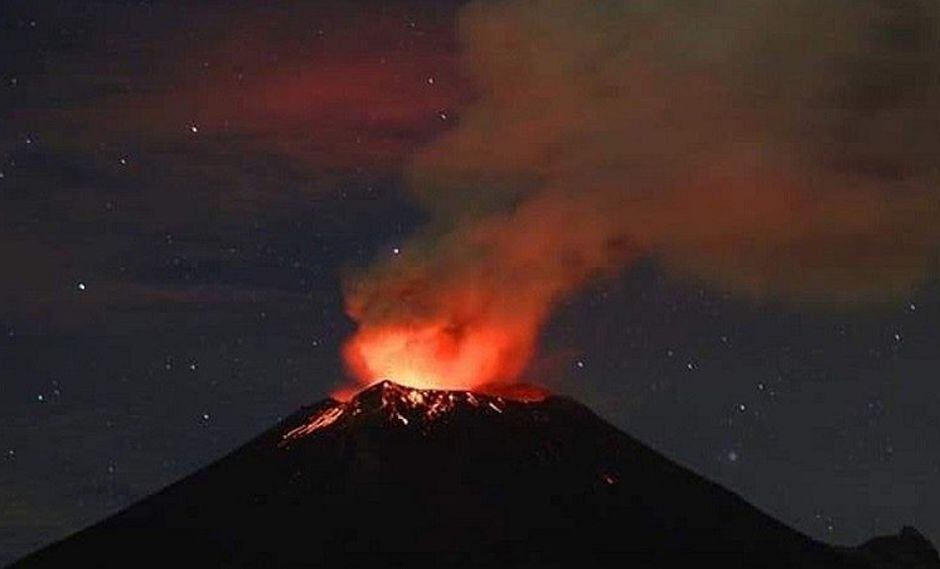 México: reportan explosión del volcán Popocatépetl