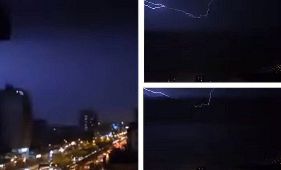 Imágenes muestran precisos momentos de los relámpagos y truenos en Lima (VÍDEO)