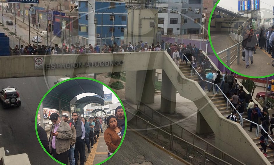 Metro de Lima explica por qué hubo demoras en la Línea 1 (FOTOS)