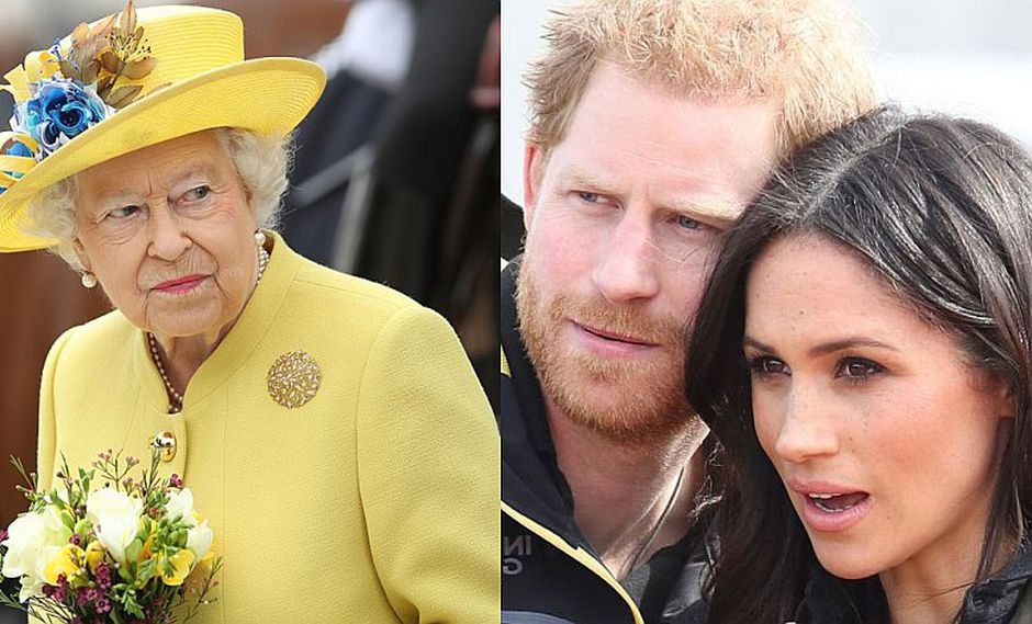 Reina Isabel pide eliminar foto de Príncipe Harry y Meghan Markle del palacio