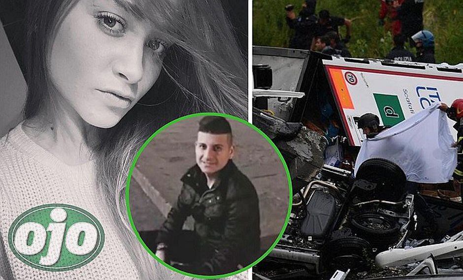 Novia italiana de peruano Carlos Erazo también murió en la tragedia del puente (FOTOS y VÍDEO)