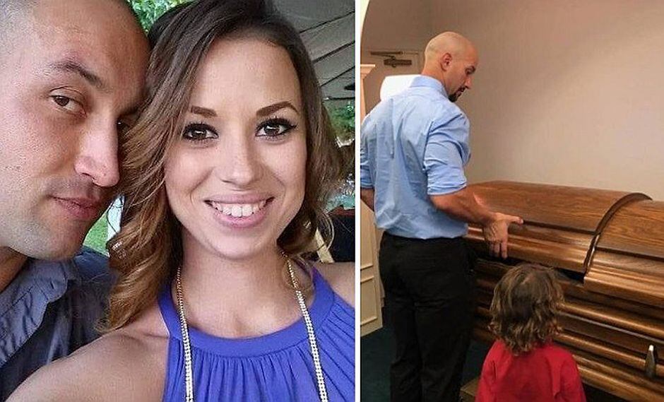 Publicó en Facebook las fotos de su esposa y bebé muertas para exigir justicia