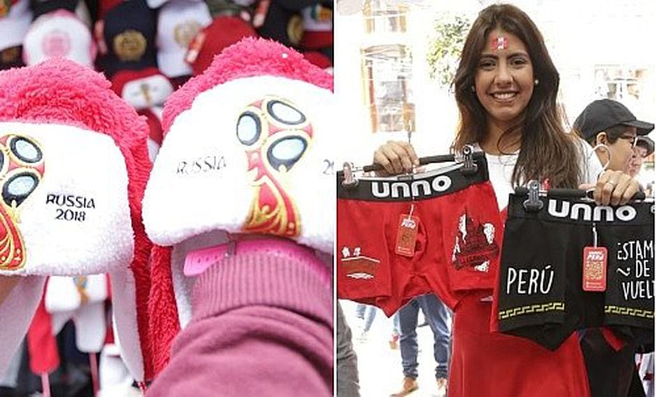 Venta de prendas mundialistas se dispara en Gamarra