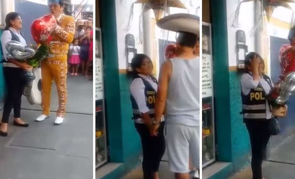 Iquitos: joven le pide matrimonio a su novia policía pero ella lo rechaza | VÍDEO