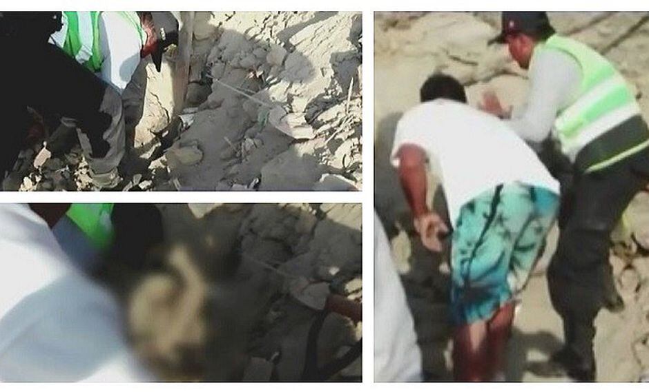 Sismo en Arequipa: el triste rescate del primer fallecido tras movimiento telúrico de 6.8 (FOTOS)