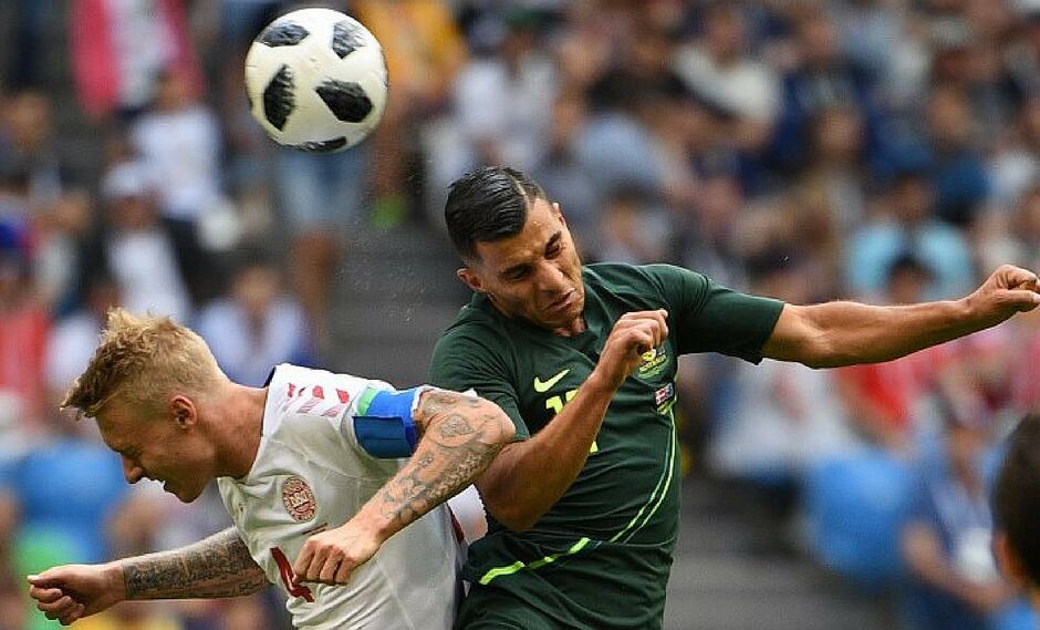 Dinamarca con un paso a clasificar a octavos tras empatar 1-1 contra Australia (VÍDEOS)