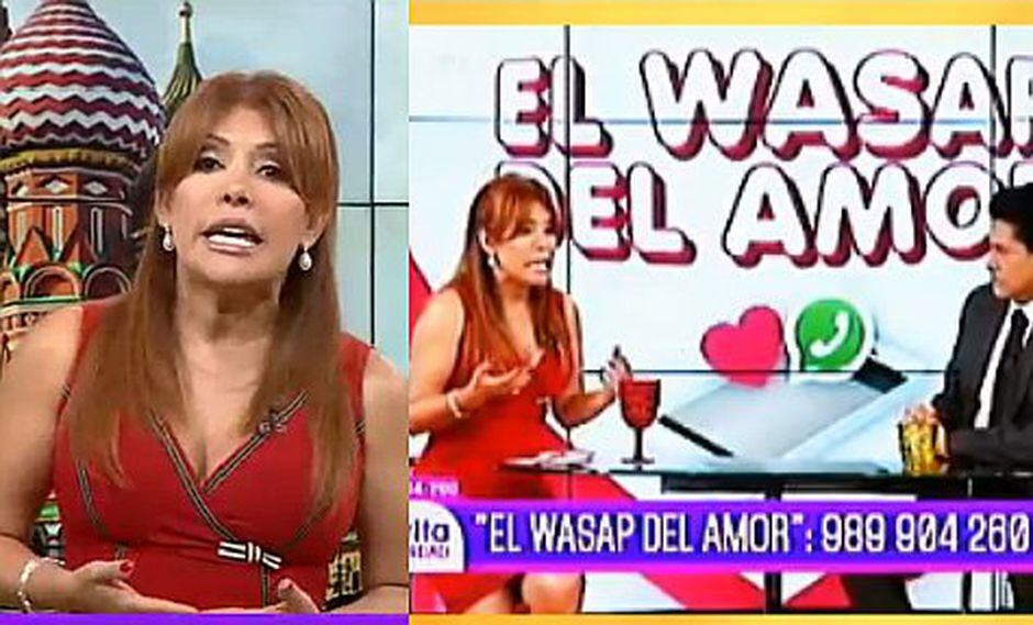 Magaly Medina y su nueva sección llamada 'Wasap del Amor' en su programa