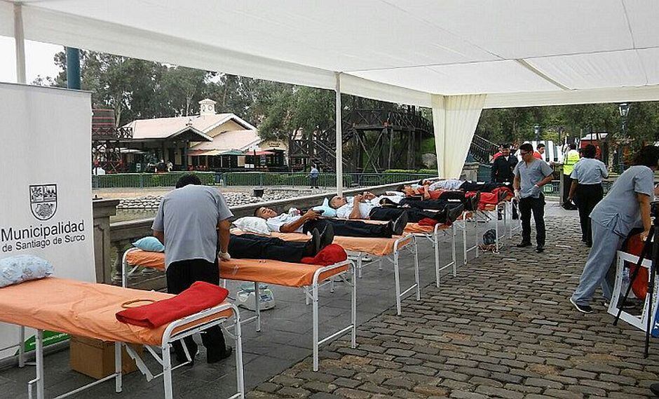 Surco: realizan campaña de donación de sangre para salvar vidas (VIDEO)