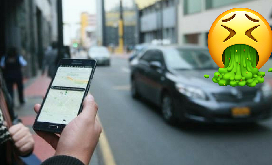 El vómito falso: la nueva modalidad de estafa de los choferes de taxi por aplicación