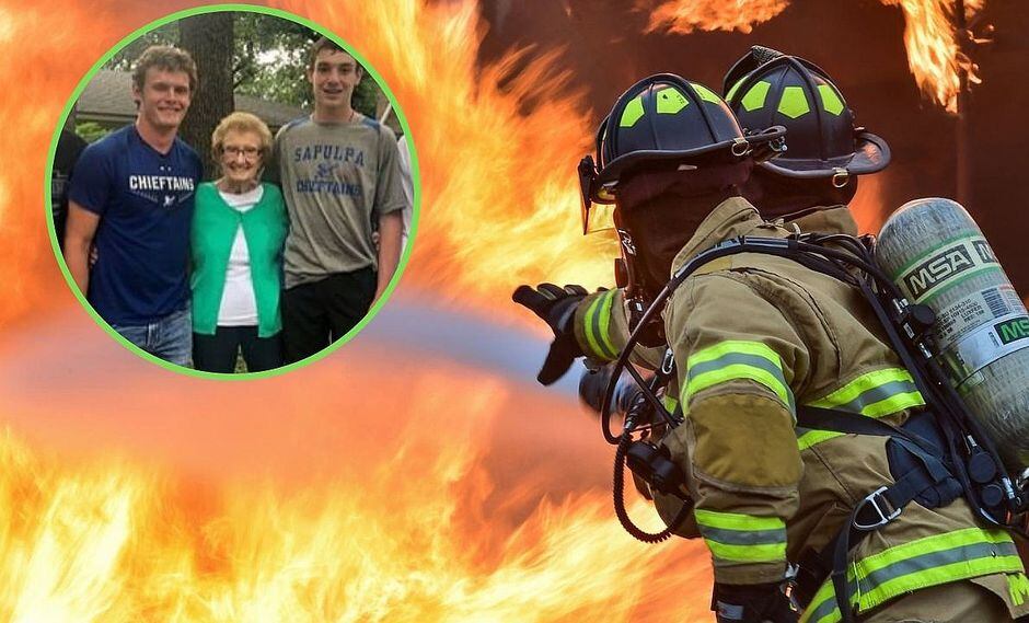 Cuatro adolescentes salvan a abuelita de morir en incendio en su casa | VIDEO