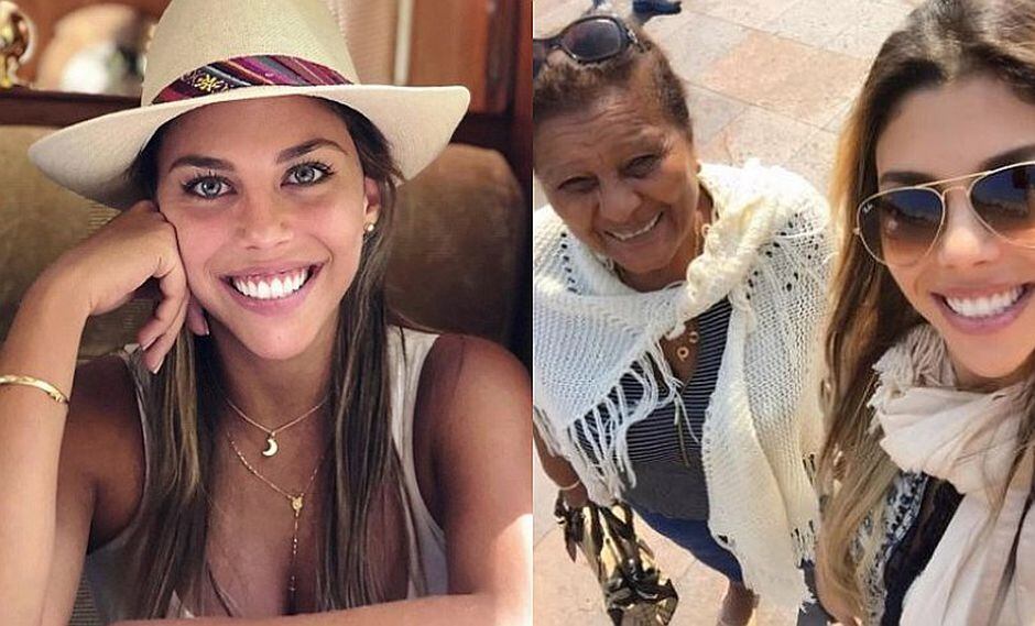 Alondra García estuvo presente en cumpleaños de doña Peta