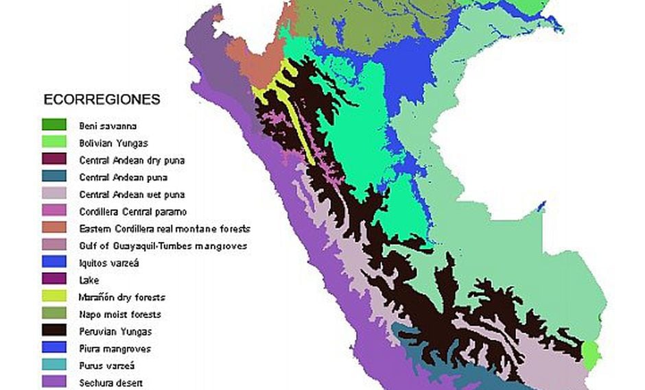 Las 11 ecorregiones de Perú que identificó Antonio Brack