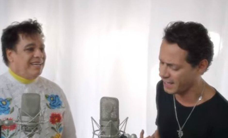 YouTube: Juan Gabriel y Marc Anthony cantan juntos y sorprenden con nuevo tema