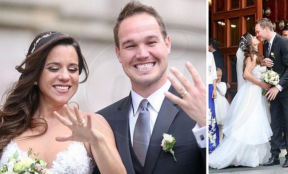 George Forsyth se casa por la iglesia con Vanessa Terkes en plena campaña electoral (FOTOS)