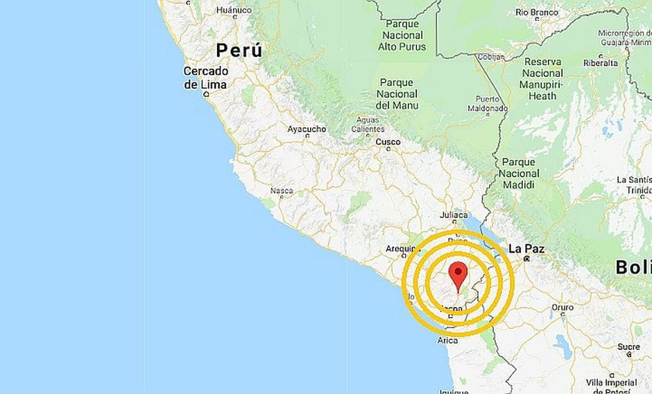 Tacna: sismo de magnitud 6.3 sacudió Tarata esta madrugada